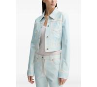 STAND STUDIO Calliope buttoned leather jacket - Blue 34-36-38-40