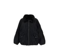 STAND STUDIO faux-fur collar bomber jacket - Black 34-36-38-40