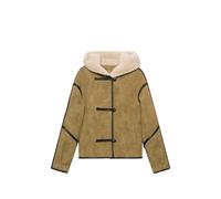 STAND STUDIO Fia toggle-fastening hooded jacket - Neutrals 34-36-38