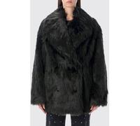 STAND STUDIO Fur Coat Woman color Black - Size: 36 - female