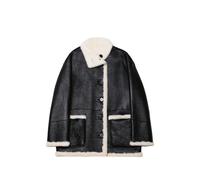 STAND STUDIO Heather reversible leather jacket - Black 34-36