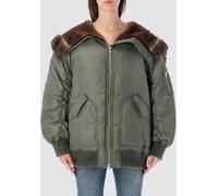 STAND STUDIO Short Nylon Bomber Jacket with Sailor Collar and Elasticated Hem - Size: 36 - female