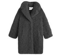 Stand Studio Women's Midi Faux Fur Coat Smoke Grey