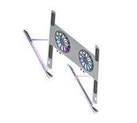 Stand Support Adjustable Silver Cooler Laptop Alloy Aluminum Ventilated