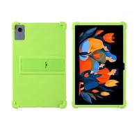 Stand Tablet Case Suitable For Lenovo Xiaoxin Pad 12.1inch 2025 TB365FC With 4 Shockproof Safety Airbags Soft Silicon Shell(Green)
