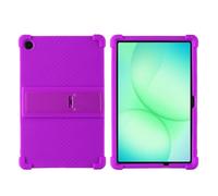 Stand Tablet Case Suitable For Samsung Galaxy Tab A11 Plus 11inch SM-X230 X233 X235 Soft Silicon Shockproof Cover(Purple)