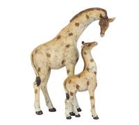Something Different Stand Tall Giraffe Mother And Baby Ornament, Yellow