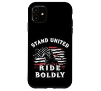 STAND UNITED RIDE BOLDLY Patriotic Rider Case for iPhone 11