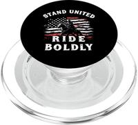 STAND UNITED RIDE BOLDLY Patriotic Rider PopSockets PopGrip for MagSafe