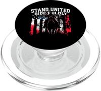 STAND UNITED RIDE BOLDLY Patriotic Rider PopSockets PopGrip for MagSafe