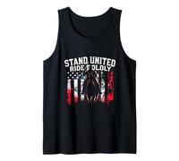 STAND UNITED RIDE BOLDLY Patriotic Rider Tank Top