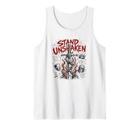 Stand Unshaken Faith Over Fear Christian Scripture Tank Top