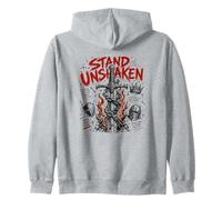 Stand Unshaken Faith Over Fear Christian Scripture Zip Hoodie