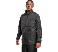 Urban Classics - Stand Up Collar Pull Over Black - Jacket Small
