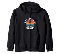 Stand Up Comedy Is My Therapy Comedian Performer ------ Zip Hoodie