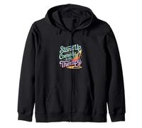 Stand Up Comedy Is My Therapy Comedian Performer ------- Zip Hoodie