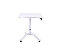 Stand Up Desk with Wheels, Modern Minimalist Office Table for Conference and Reception, Adjustable Height Lifting Podium, Mobile Workstation for Easy Movement