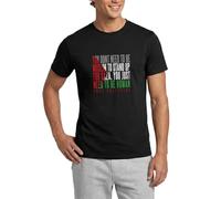Stand Up for Gaza. Free Palestine Men's T-Shirt Black