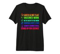 Stand Up for Science - Anti Conspiracy Premium T-Shirt