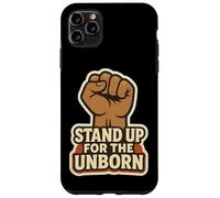 Stand Up For The Unborn Pro-Life Raised Fist Retro Vintage Case for iPhone 11 Pro Max