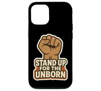 Stand Up For The Unborn Pro-Life Raised Fist Retro Vintage Case for iPhone 12/12 Pro