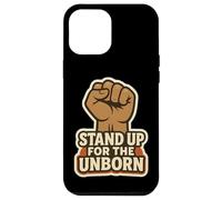 Stand Up For The Unborn Pro-Life Raised Fist Retro Vintage Case for iPhone 12 Pro Max