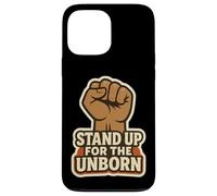 Stand Up For The Unborn Pro-Life Raised Fist Retro Vintage Case for iPhone 13 Pro Max