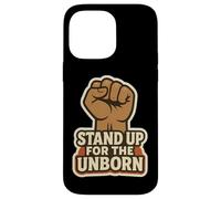 Stand Up For The Unborn Pro-Life Raised Fist Retro Vintage Case for iPhone 14 Pro Max