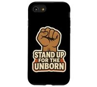 Stand Up For The Unborn Pro-Life Raised Fist Retro Vintage Case for iPhone SE (2020) / 7/8