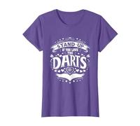 Stand Up If You Love The Darts Dart Player Throwing T-Shirt