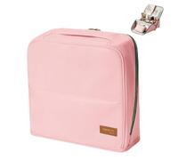 Stand Up Makeup Bag, Large Capacity Standing Makeup Bag with Multiple Compartments for Travel, PU Leather Vertical Make up Organizer.