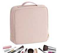 Stand Up Makeup Bag Toiletry Cosmetic Case with Magnetic Closure