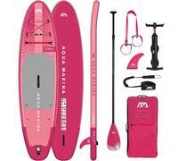 Aqua Marina CORAL10ft2in Premium Inflatable Stand Up Paddle Board (iSUP) Package, Pink, 310 cm Length