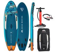 Aqua Marina Rapid, Whitewater Inflatable Stand Up Paddle Board (iSUP) Package, 290 cm Length, Blue, 2022