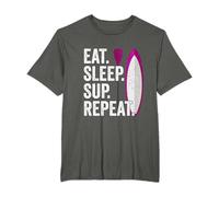 Stand Up Paddle Summer Lake River - Eat Sleep SUP Repeat T-Shirt