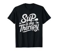 Stand Up Paddling Therapy Mental Health Water Sport Stress T-Shirt