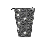 Stand Up Pencil Holder Black Sheep Spring Fling Telescopic Pencil Case Personalized Stand Pencil Holder Print Stand Up Pen Bag, for School, Adults, College