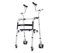 Stand Up Rollator s Heavy Duty Stand Up Folding Rollator Height Adjustable Rolling Mobility Walking Aid for Seniors and Adults Suitable for People with Limited Mobility