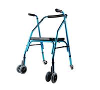 Stand Up Rollator Tall Rolling Mobility Walking Aid with Arm Rest Pad and Wheels Rollator with Handle to Stand Up Suitable for The Elderly Paralyzed with Limited Mobility