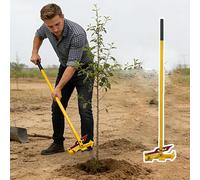 Stand Up Sapling Puller & Stump Remover Tool, Multi-Purpose Tree Root Puller with Stand-Up Design, Easy Bushes, T-Post, Wood Piles Extraction Lifter for Garden and Yard Use
