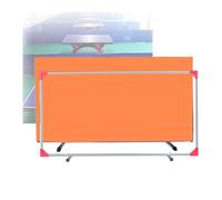 Stand-up Table Tennis Catch,Foldable Ping Pong Court Fence Surround Baffles,Galvanized Easier Ball Pickup,for Club School(Orange,140x75cm-1pieces)