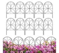 Stand Wear And Tear: Built With Sturdy Rust-proof Components, This Garden Fence Provides Stable Support And Retains Its Appealing Look Over Time, Making It Ideal For Long-term Outdoor Applications Whe