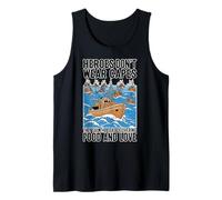 Stand with Heroes Sail Boats Vessels Delivering Food N Love Tank Top
