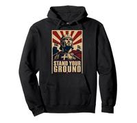 Stand Your Ground Christian Crusader Warrior Pullover Hoodie
