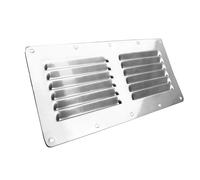 Standar Double Hole Marine Ventilation Cover Louvered Stainless Steel Louver for Efficient Flows in Harsh Conditions Double Hole Vent
