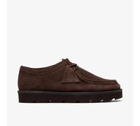 Clarks Men's Meare Walla Dark Brown Suede Wallabee | Size: 10-Standard Fit Clarks Brown 10-Standard Fit