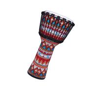 Standard 10-inch Beginner Tambourine Old Goatskin African Drum Percussion Instrument African Drum for Beginners (Color : C)