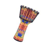 Standard 10-inch Beginner Tambourine Old Goatskin African Drum Percussion Instrument African Drum for Beginners (Color : B)