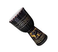 Standard 10-Inch Sheepskin Drum Skin Mahogany African Drum Beginner Professional Percussion African Drum for Beginners (Color : F)