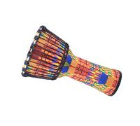 Standard 12-inch Adult Tambourine Cloth Art Old Goatskin African Drum Percussion Instrument African Drum Instruments (Color : C)